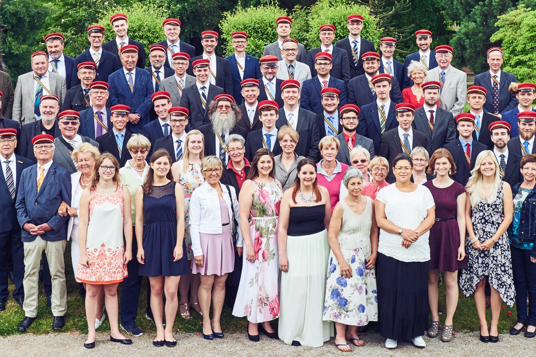 Gruppenbild einer Landsmannschaft